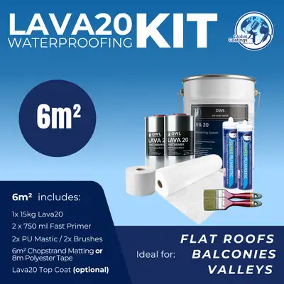 LAVA 20 Kit 6m² - waterproofing kit for 6m² coverage